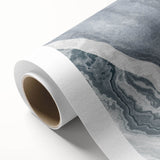 Abstract strokes and lines design on rolled canvas, showcasing vibrant colors and modern art style, perfect for contemporary home decor.