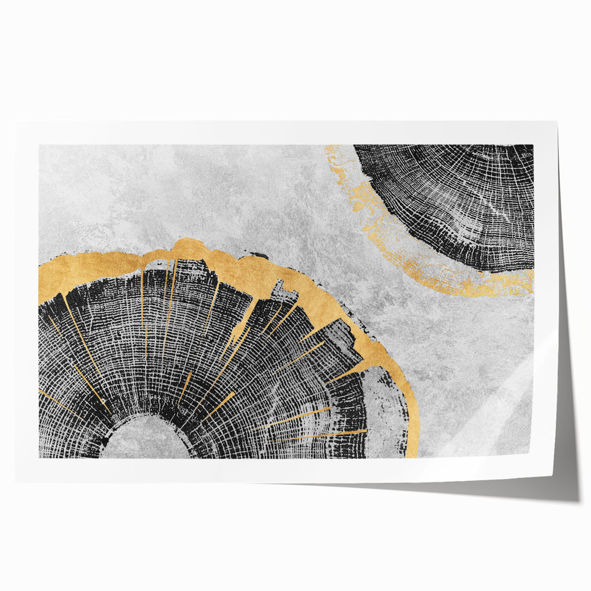 Abstract wall art print showcasing vibrant strokes and lines in a colorful design, perfect for modern home decor or gallery walls.