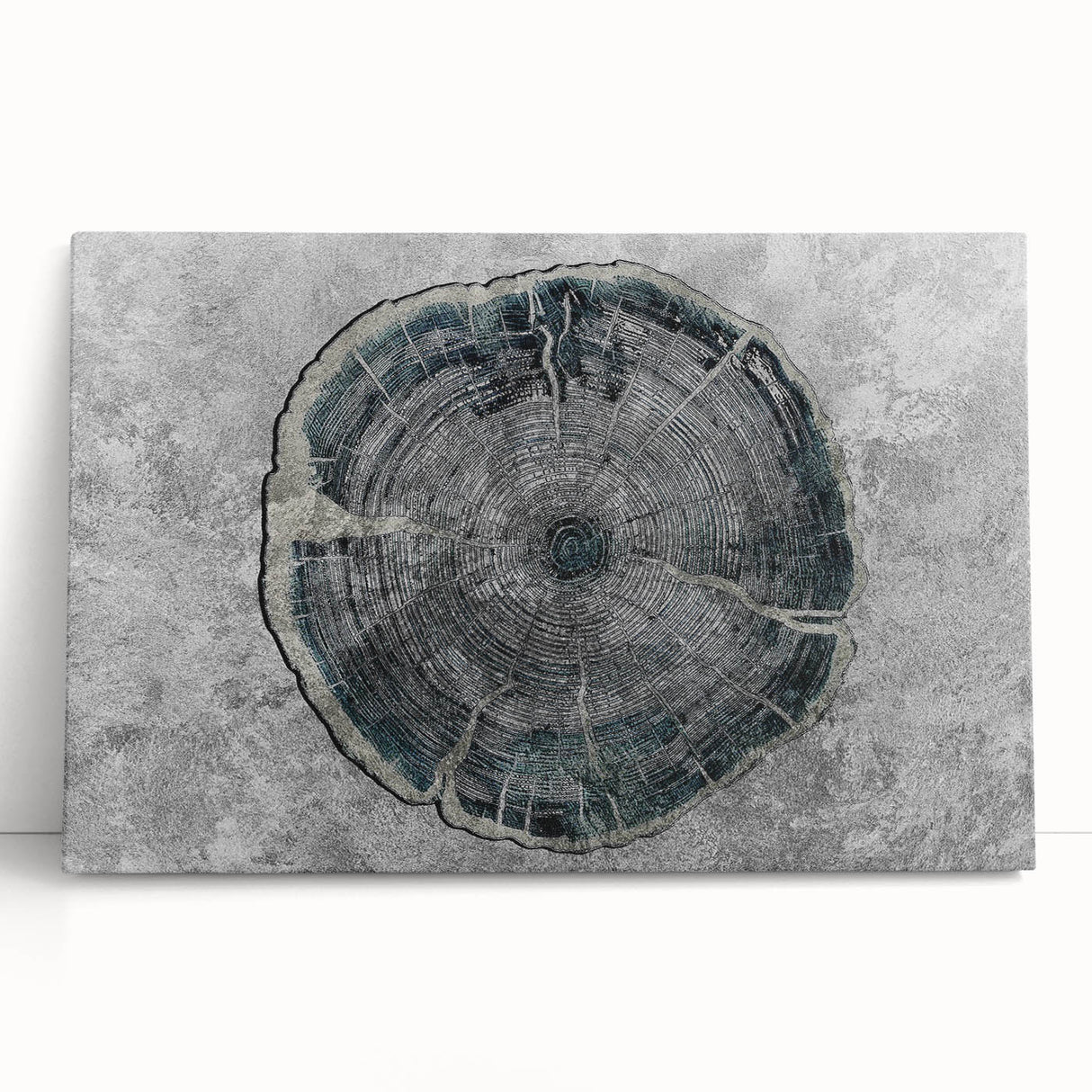 Abstract wall art design showcasing vibrant strokes and lines in a modern canvas print, perfect for contemporary home decor.