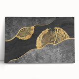 Abstract wall art featuring colorful strokes and lines on stretched canvas, showcasing a modern design with vibrant hues, perfect for contemporary decor.