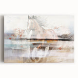 Abstract canvas wall art featuring colorful strokes and lines in a modern design, ideal for enhancing contemporary home decor.