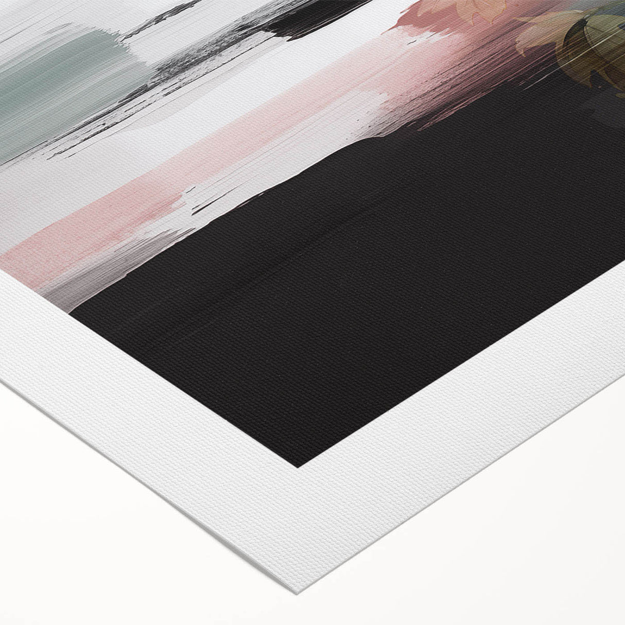 Abstract canvas art showcasing vibrant strokes and lines in bold colors, perfect for modern home decor, emphasizing a dynamic artistic style.