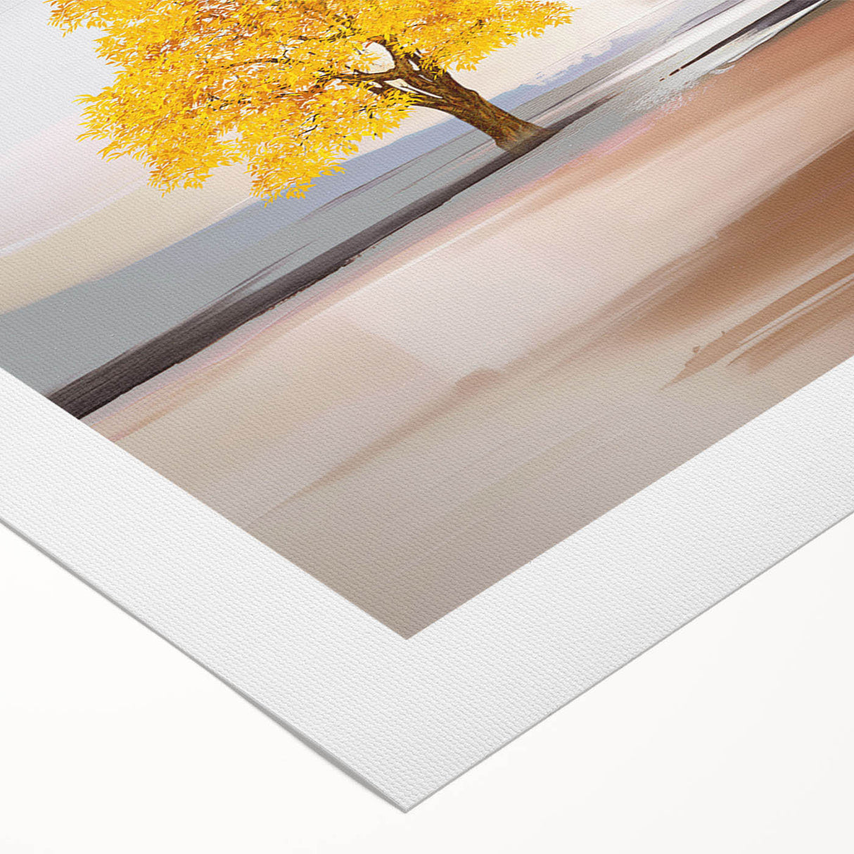 Abstract strokes and lines design in vibrant colors on rolled canvas wall art, perfect for modern decor or artistic displays.