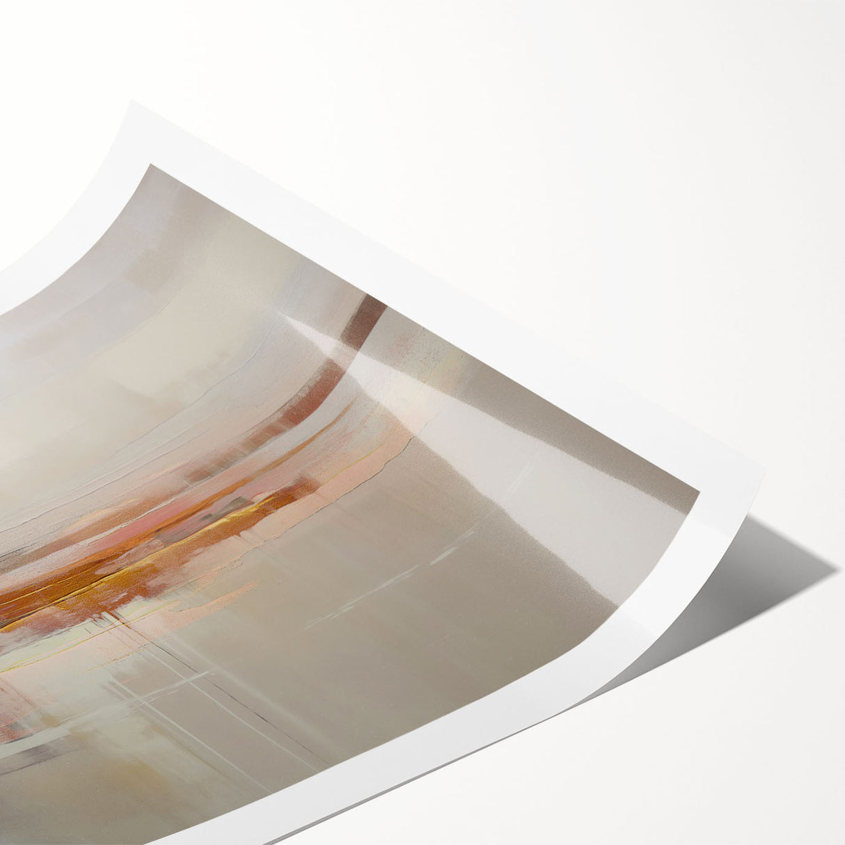 Abstract wall art print showcasing vibrant strokes and lines in a dynamic composition, perfect for modern home decor and artistic expression.