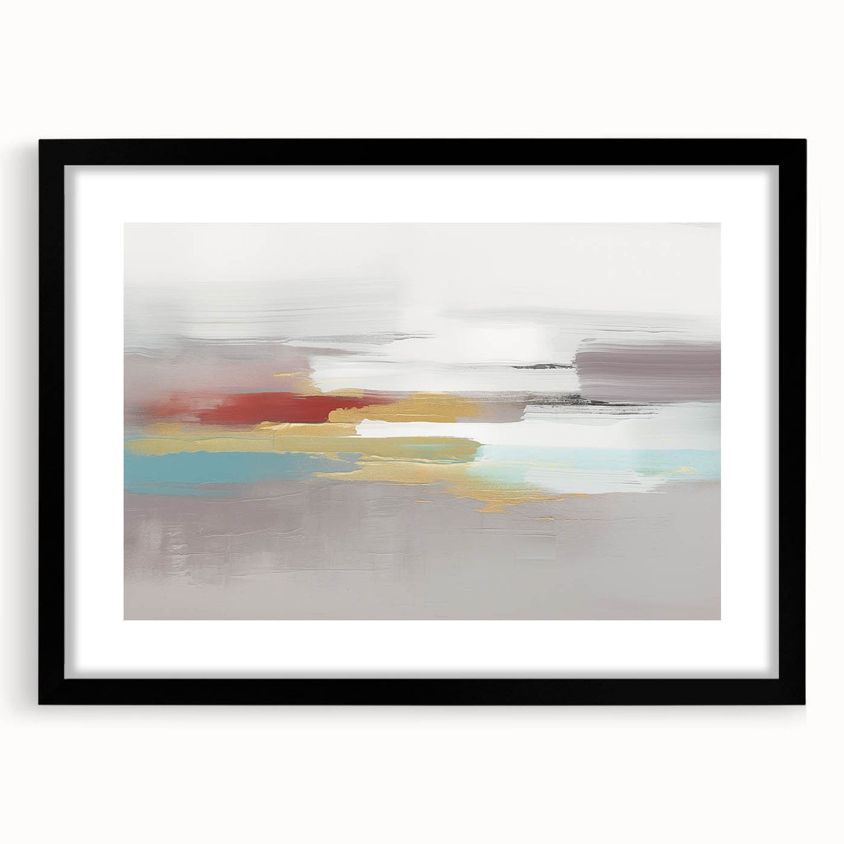 Framed black and white abstract wall art showcasing dynamic strokes and lines, perfect for modern home decor, enhancing any room's aesthetic.