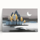 Abstract wall art featuring dynamic strokes and lines in vibrant colors, elegantly stretched on canvas, perfect for modern home decor.