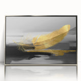 Framed abstract wall art featuring colorful strokes and lines in silver-acrylic frame, perfect for modern home decor and artistic interiors.