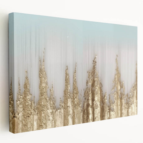 Abstract canvas wall art featuring a vibrant design of colorful strokes and lines, showcasing a modern aesthetic, ideal for contemporary home decor.