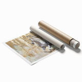 Abstract wall art print showcasing vibrant strokes and lines in a harmonious blend of colors, designed for modern decor. Ideal for enhancing any living space's aesthetic.