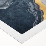 Abstract strokes and lines in vibrant colors create a modern art piece on rolled canvas, ideal for contemporary decor. Perfect for enhancing living spaces.