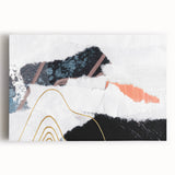 Abstract canvas wall art featuring dynamic strokes and lines in vibrant colors, perfect for modern home decor. Ideal for adding a contemporary touch to any room.
