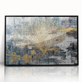 Framed wall art piece featuring an abstract design of colorful strokes and lines in a modern style. The artwork is presented in a sleek black frame, enhancing its contemporary aesthetic. Perfect for adding a vibrant touch to any living space or office decor.