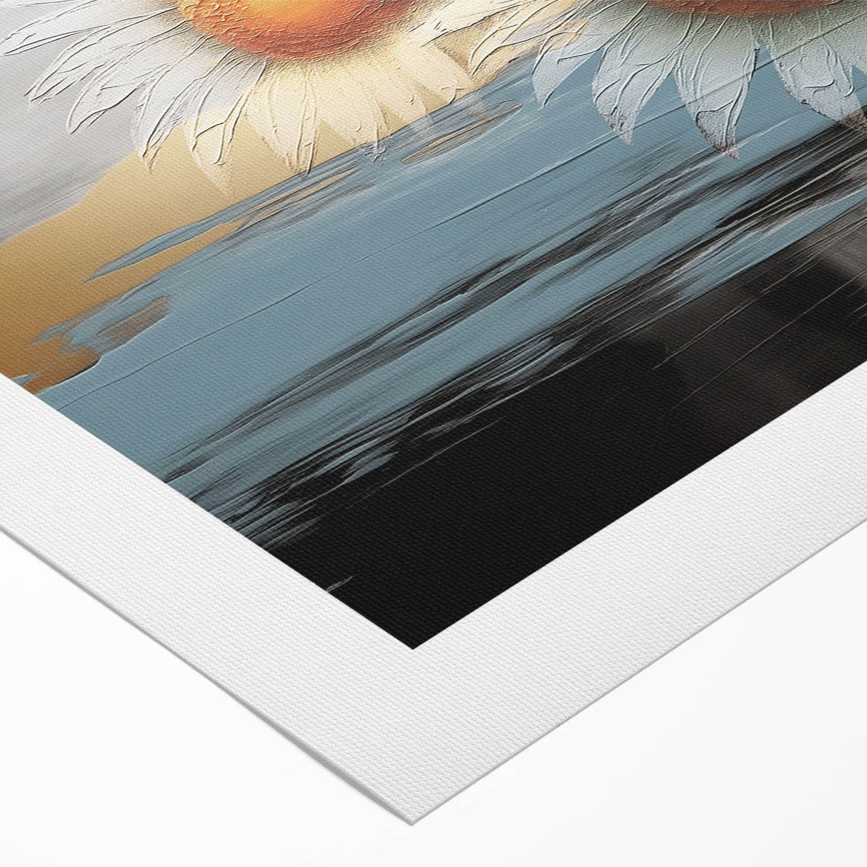 Abstract wall art featuring vibrant strokes and lines in bold colors, perfect for modern decor. The rolled canvas showcases a dynamic design that adds energy to any space.