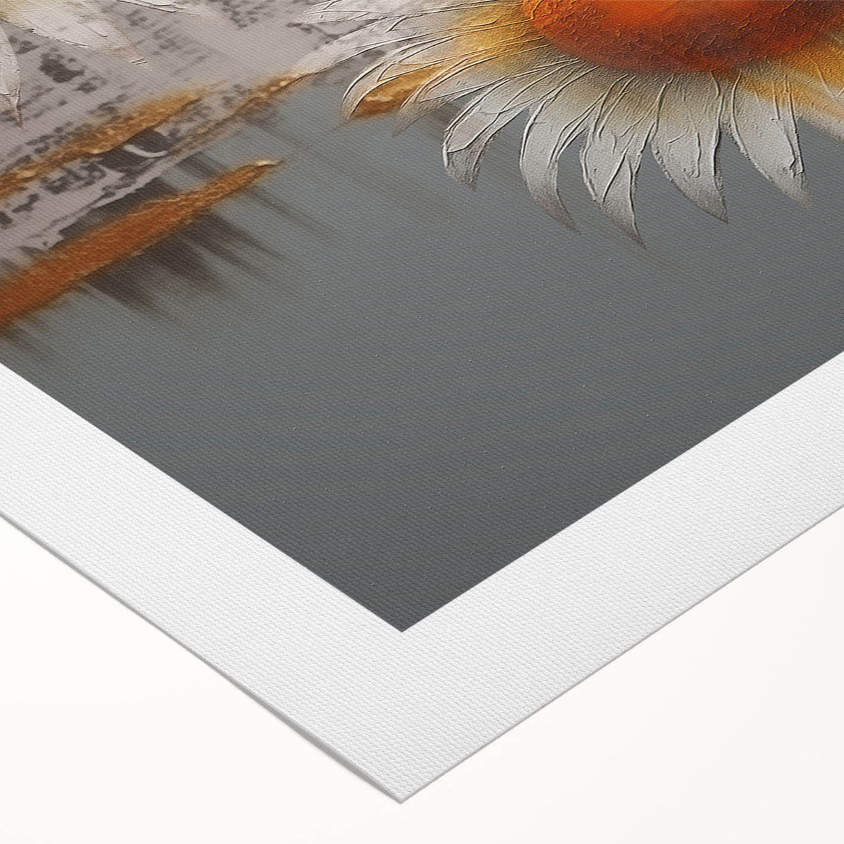 Abstract strokes and lines form a vibrant, colorful wall art design on rolled canvas, showcasing a modern aesthetic perfect for contemporary decor, packaged securely in a cardboard tube.