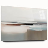 Abstract strokes and lines design wall art collection displayed in acrylic glass, showcasing vibrant colors and fluid patterns, perfect for modern home decor.