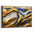 Framed abstract wall art showcasing bold strokes and lines in black and white, perfect for modern home decor and artistic flair.