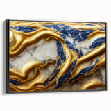 Framed abstract wall art showcasing bold strokes and lines in black and white, perfect for modern home decor and artistic flair.