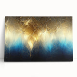 Abstract wall art canvas showcasing vibrant strokes and lines in a myriad of colors, perfect for modern home decor or office spaces.