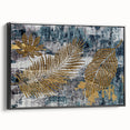 Framed abstract wall art featuring dynamic strokes and lines in black on a white canvas, showcasing a modern design suitable for contemporary decor.