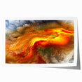 Abstract strokes and lines design in vibrant colors, showcasing a modern artistic print ideal for home decor, framed or unframed.