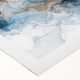 Abstract wall art canvas showcasing a vibrant design of colorful strokes and lines, perfect for modern home decor and artistic expression.