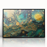 Framed abstract wall art showcasing dynamic strokes and lines in black and white, adding a modern touch to home decor.
