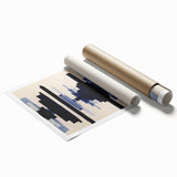 Abstract wall art print showcasing vibrant strokes and lines in a modern design, perfect for contemporary decor. Ideal for adding color and style to any room.