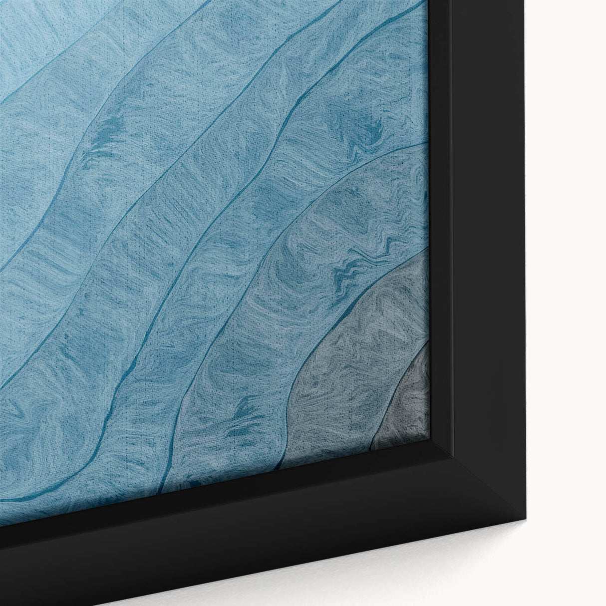 Close-up of abstract strokes and lines design in vibrant colors, showcasing a framed canvas art piece perfect for modern decor and artistic ambiance.