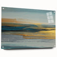 Abstract wall art featuring vibrant strokes and lines in a contemporary design, displayed from a side view with pins against a neutral backdrop. Ideal for modern decor.