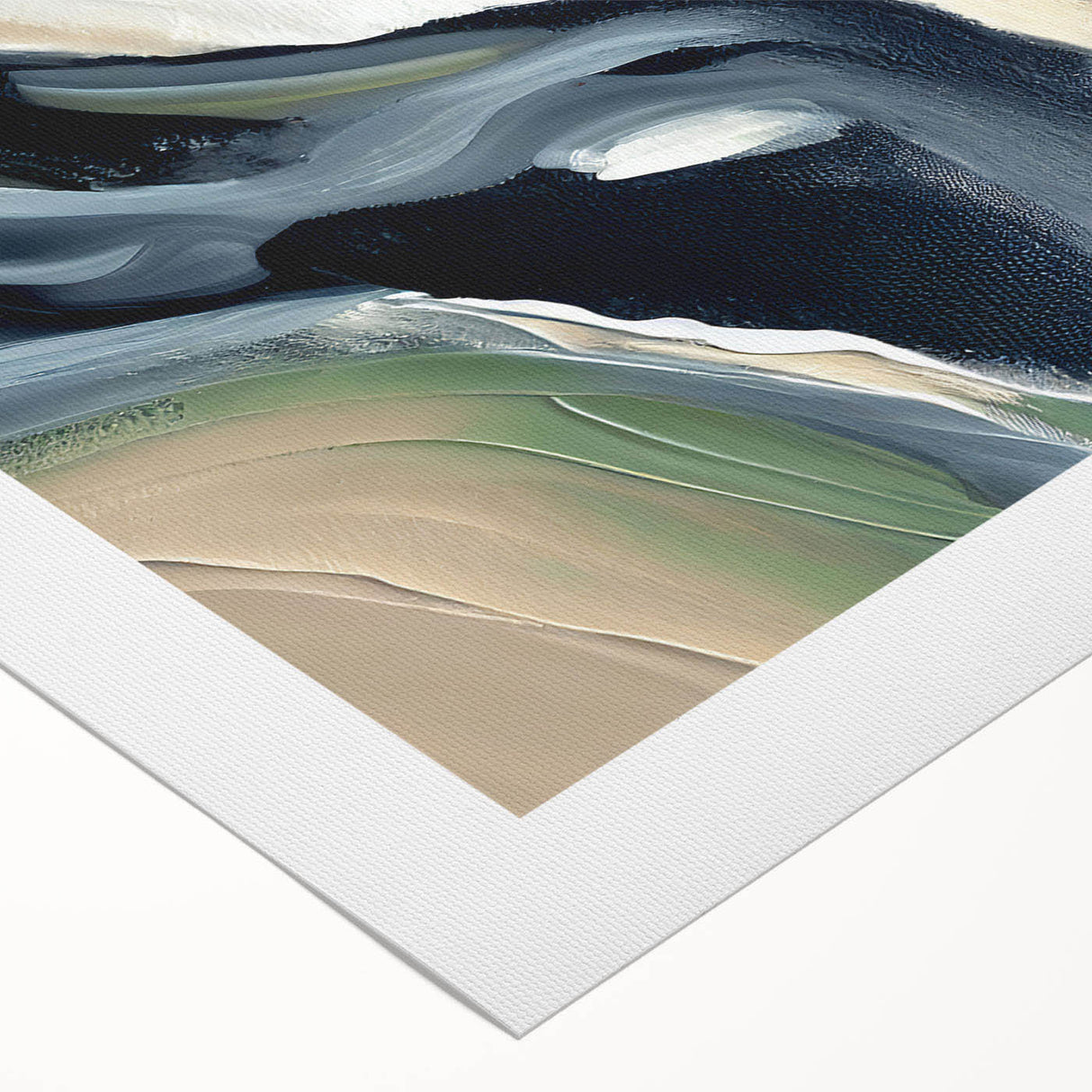 Abstract canvas wall art featuring colorful strokes and lines, showcasing a modern design suitable for contemporary decor. Ideal for brightening living spaces or offices.