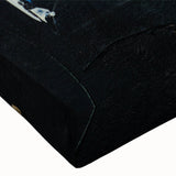 Close-up of a vibrant abstract strokes and lines design on stretched canvas, showcasing bold colors and dynamic patterns, perfect for modern home decor and art enthusiasts.