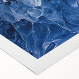 Abstract canvas artwork showcasing vibrant strokes and lines in a modern design, perfect for contemporary home decor; packaged securely in a cardboard tube.