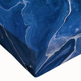 Close-up of abstract strokes and lines design on stretched canvas wall art, showcasing vibrant colors and intricate details, perfect for modern home decor.