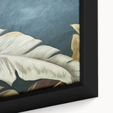 Framed canvas wall art showcasing an abstract design of colorful strokes and lines, featuring a modern aesthetic perfect for contemporary home decor.