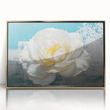 Framed abstract wall art featuring dynamic strokes and lines in gold tones, elegantly designed to enhance modern interiors, perfect for contemporary decor.