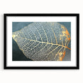 Abstract wall art featuring bold strokes and lines in a modern design, framed with a black mat, perfect for contemporary home decor. Ideal for enhancing living spaces with artistic flair.