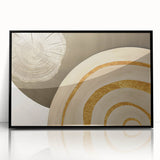 Abstract wall art featuring dynamic strokes and lines in a modern design, framed in black acrylic, perfect for contemporary home decor and artistic spaces.
