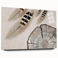 Abstract wall art design featuring vibrant strokes and lines in a variety of colors, displayed in a sleek acrylic glass frame, showcasing a modern aesthetic for interior decor.