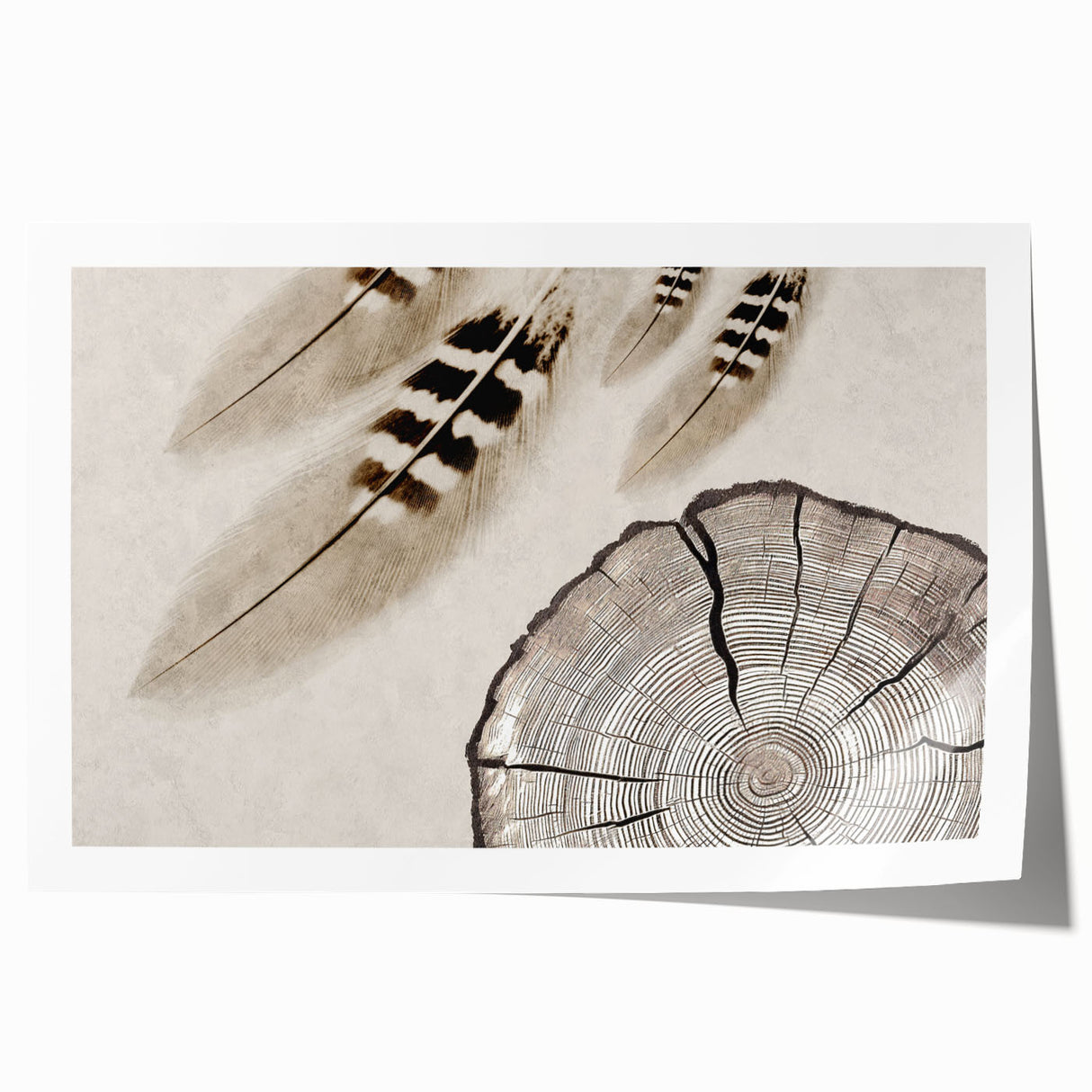 Abstract wall art print showcasing dynamic strokes and lines in vibrant colors, perfect for modern home decor. The design features a blend of blues, oranges, and yellows, creating an energetic and stylish focal point for any room. Ideal for art enthusiasts looking to elevate their interior aesthetics.