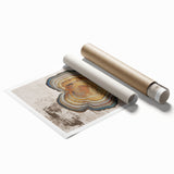 Abstract strokes and lines design featuring vibrant colors and dynamic patterns, ideal for modern home decor. This rolled print is perfect for wall art enthusiasts seeking unique decor options.