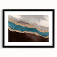 Abstract wall art featuring black and white strokes and lines, framed with a mat, showcasing modern design elements that enhance contemporary decor.