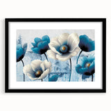 Abstract wall art featuring dynamic strokes and lines in a minimalist design, framed with a black finish, perfect for modern home decor. Ideal for art enthusiasts seeking contemporary elegance.