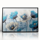 Framed abstract wall art design featuring bold strokes and lines in black and white, adding a modern touch to home decor. Ideal for contemporary interiors.