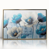 Framed acrylic wall art featuring an abstract design of gold strokes and lines, perfect for modern decor. This elegant piece enhances any room's aesthetic.