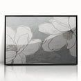 Framed wall art showcasing an abstract design with colorful strokes and lines on a black background, perfect for modern home decor. The artwork adds a contemporary touch to any room, enhancing aesthetic appeal.