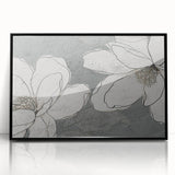 Framed wall art showcasing an abstract design with colorful strokes and lines on a black background, perfect for modern home decor. The artwork adds a contemporary touch to any room, enhancing aesthetic appeal.