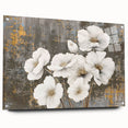 Abstract wall art featuring vibrant strokes and lines in a variety of colors, displayed in a side view with pins, ideal for modern home decor.