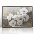 Framed abstract wall art featuring bold strokes and lines in a striking black design, ideal for modern decor. Perfect for enhancing contemporary living spaces.