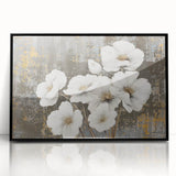 Framed abstract wall art featuring bold strokes and lines in a striking black design, ideal for modern decor. Perfect for enhancing contemporary living spaces.