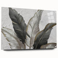 Abstract wall art design showcasing vibrant strokes and lines in a modern acrylic glass frame, highlighting a contemporary aesthetic suitable for stylish interiors.